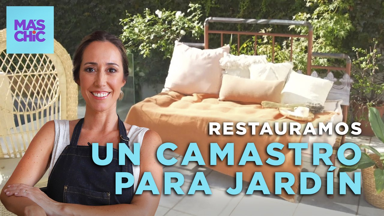 PASO a PASO: CÓMO RESTAURAR un CAMASTRO para el JARDÍN | Mas Chic