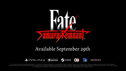 Fate/Samurai Remnant Official Opening Cinematic Trailer