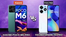 Xiaomi POCO M6 Pro 5G vs Tecno Spark 10 Pro