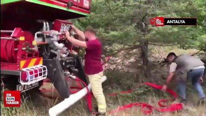 Antalya’daki orman yangını devam ediyor