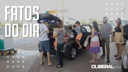 ‘Apagão no Brasil’: cliente é ‘resgatado’ por familiar em posto de combustível sem funcionamento