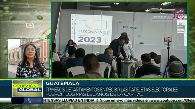 Tribunal Supremo Electoral de Guatemala continúa entrega de papeletas para comicios presidenciales