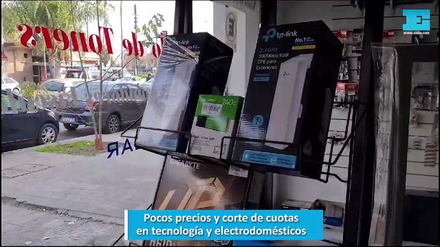 Pocos precios y corte de cuotas: en tecnología y electrodomésticos