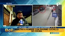 Chachapoyas: intentan atacar con un cuchillo a un transeúnte para robar sus pertenencias
