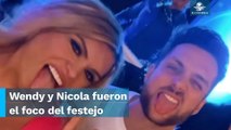 Con besos y perreo, Wendy Guevara y Nicola Porcella se divierten en fiesta de Galilea