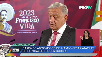 BARRA DE ABOGADOS PIDE A AMLO CESAR ATAQUES EN CONTRA DEL PODER JUDICIAL