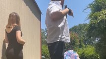 Couple finds out the gender of upcoming baby with bow and arrow *Heartfelt Gender Reveal*