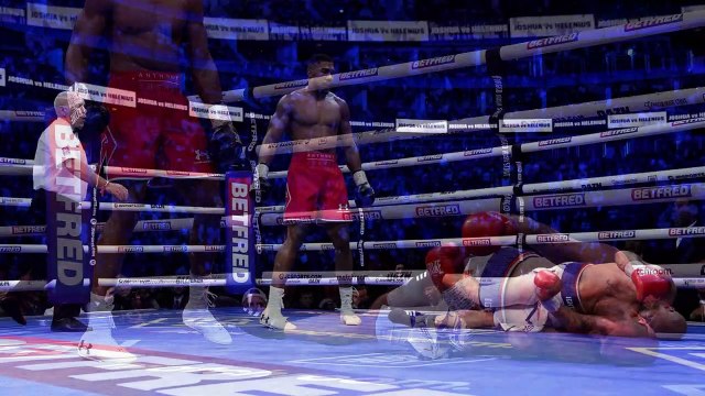 Anthony Joshua propina brutal KO en 7R a Robert Helenius