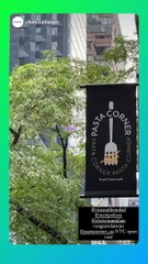 M. Pokora a inauguré son nouveau restaurant Pasta Corner à New York le 14 août 2023 en présence de sa femme Christina Milian.