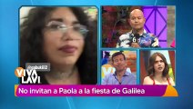 Paola Suárez expone no fue invitada a la fiesta de Galilea Montijo