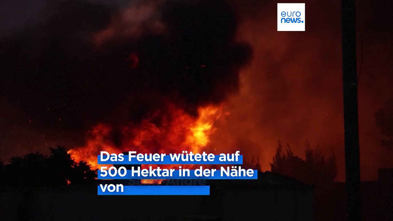 Campingplatz in Südfrankreich abgebrannt: Touristen kommen mit Schrecken davon