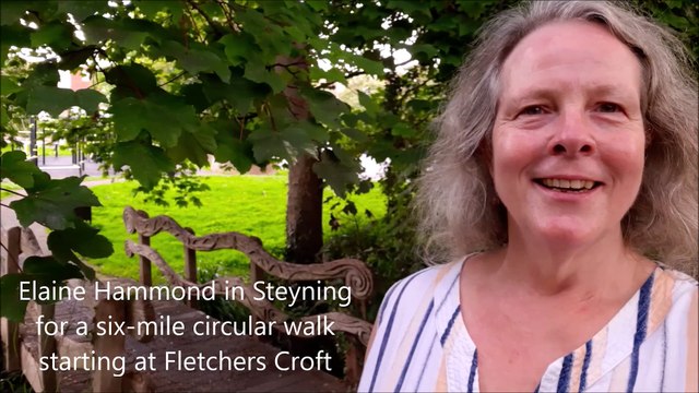 Elaine Hammond circular walk from Steyning via the River Adur and the Downs Link on the disused railway line