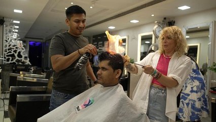 Ambre coiffure, le salon voyageur - En Inde