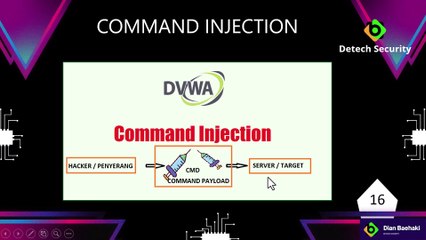 #12 Command Injection - Belajar Pentest dengan DVWA #ethicalhacking #pentesting #penetrationtesting