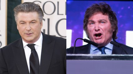 Alec Baldwin comparó a Javier Milei con un famoso asesino serial de Nueva York