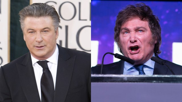 Alec Baldwin comparó a Javier Milei con un famoso asesino serial de Nueva York