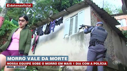 Operação Escudo ocupa 'Vale da Morte' na baixada santista