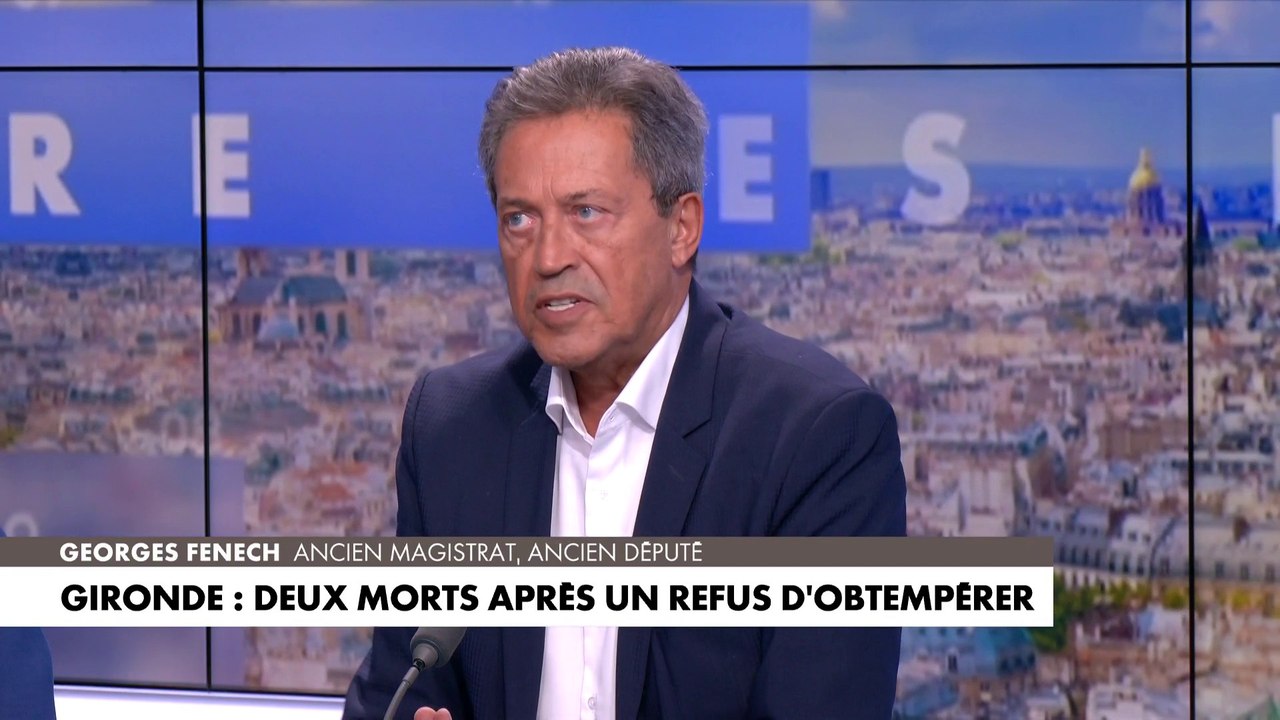 Georges Fenech : «Il faut utiliser la force strictement nécessaire et avoir du discernement. Mais vous ne pouvez pas demander à des policiers de sacrifier leur vie»