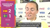 Sweden star dismisses Spain winner a 'once in a lifetime strike'