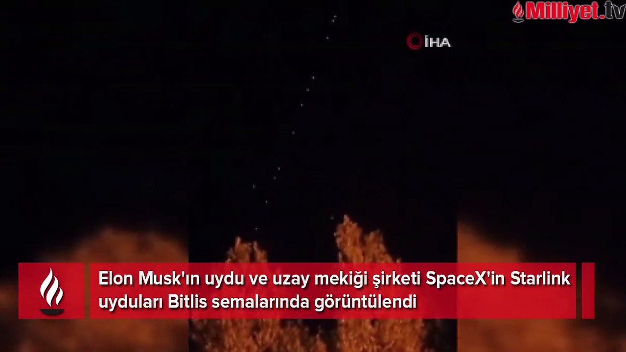 Starlink Türkiye semalarında! Görenler telefonlarına sarıldı