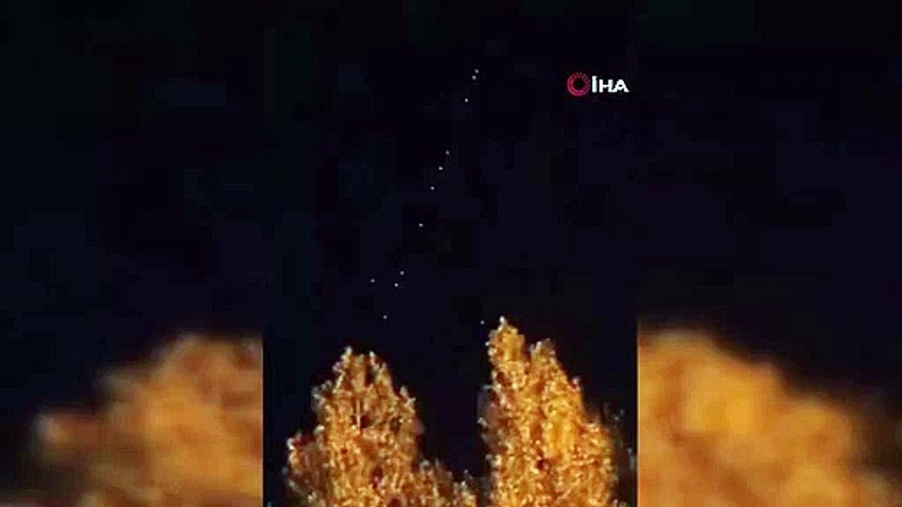 Satellites Starlink affichés dans le ciel de Bitlis