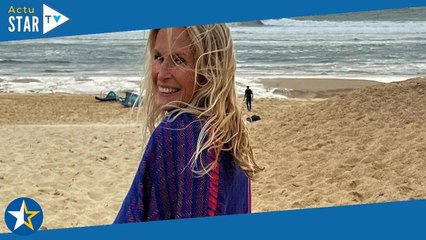 Estelle Lefébure avec son fils Giuliano 12 ans  images de ses vacances à Saint Barthélemy avec so
