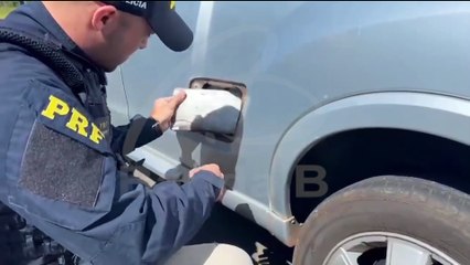 Casal é preso com cocaína na BR-277