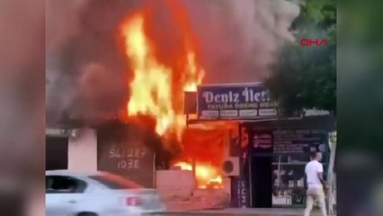 Kepez'te Hırdavatçı Dükkanında Çıkan Yangın İki İş Yerini de Kullanılamaz Hale Getirdi