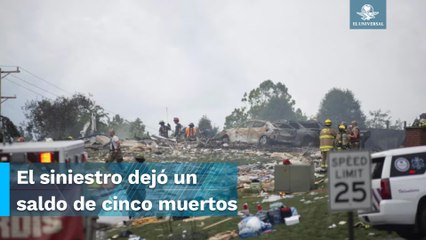 Impactante explosión de una casa es captada por una cámara de vigilancia