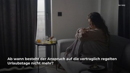 Krank im Job: Wie lange hat man Urlaubsanspruch?