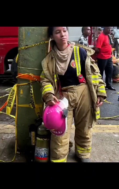 María Valera la bombero de 19 años en tragedia de San Cristóbal