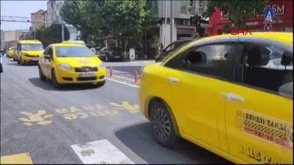 Action de convoi par les chauffeurs de taxi à Burdur