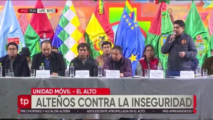 Choquehuanca y Copa participan de la Asamblea de la Alteñidad para buscar soluciones a la inseguridad ciudadana