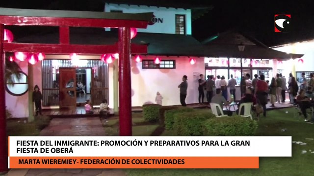 Fiesta del inmigrante promoción y preparativos para la gran fiesta de oberá
