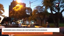 Supermercados operan sin contratiempos en Eldorado