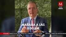 Marcelo Ebrard informa que dará un anuncio importante