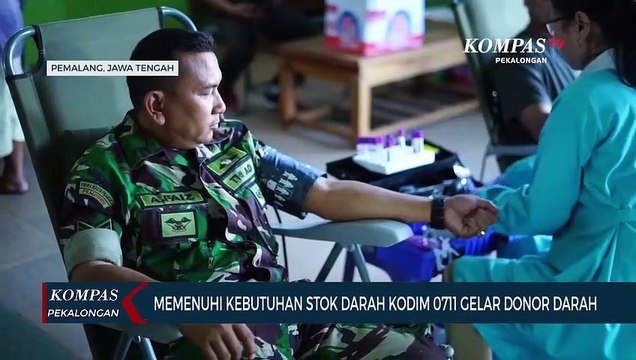 Kodim 0711 Pemalang Gelar Donor Darah