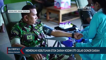 Kodim 0711 Pemalang Gelar Donor Darah