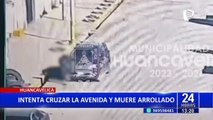 Huancavelica: Joven muere arrollado tras intentar cruzar la pista y conductor se da a la fuga