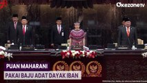 Hadiri Sidang Tahunan di DPR, Puan Maharani Pakai Baju Adat Dayak Iban