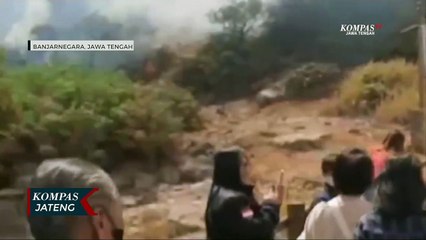 Diduga Akibat Puntung Rokok Wisatawan, Hutan di Dieng Terbakar