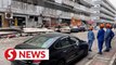 10 cars crushed after building beam collapses at Kuchai Entrepreneurs Park