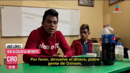 Hijos de alcaldesa de Mitontic secuestrados piden a su padre que regrese los 5 mdp