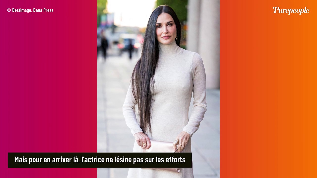 Demi Moore : Régimes, exercices... les secrets de son corps de rêve à 60 ans