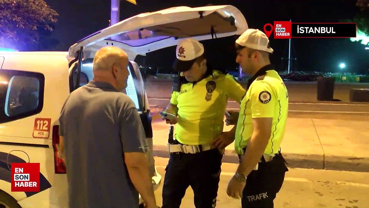 İstanbul'da alkollü yakalanan sürücüden mesaj: Alkollü araç kullanmayın