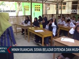 Minim Ruangan, Siswa Belajar di Tenda Dan Mushola