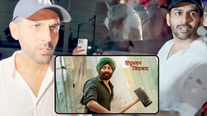 Kartik Aaryan Stepped Out To Watch Gadar 2