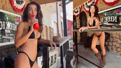 Amy Jackson Black Bikini में Boots पहने Video Viral, Fans Shocking Reaction | Boldsky