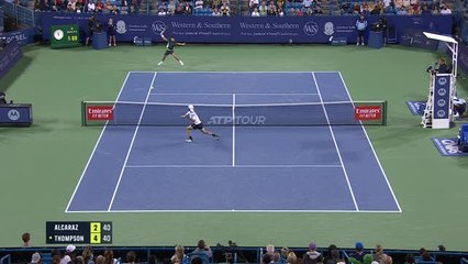 Cincinnati - Alcaraz malmené mais vainqueur pour son entrée en lice