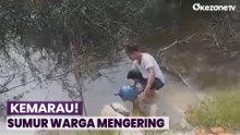 Kemarau di Jambi, Puluhan Sumur Mengering Warga Manfaatkan Air Sungai